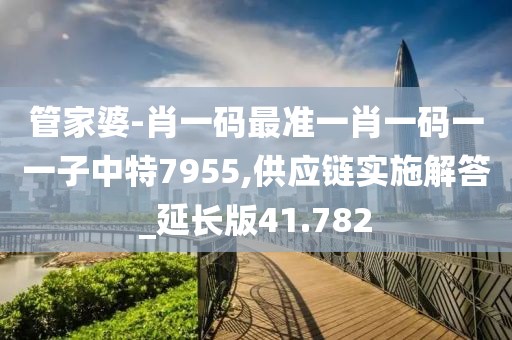 管家婆-肖一码最准一肖一码一一子中特7955,供应链实施解答_延长版41.782