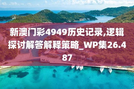 新澳门彩4949历史记录,逻辑探讨解答解释策略_WP集26.487
