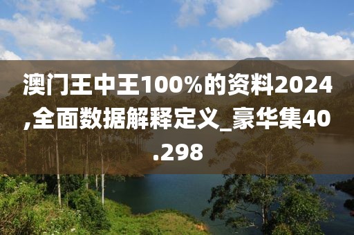 澳门王中王100%的资料2024,全面数据解释定义_豪华集40.298
