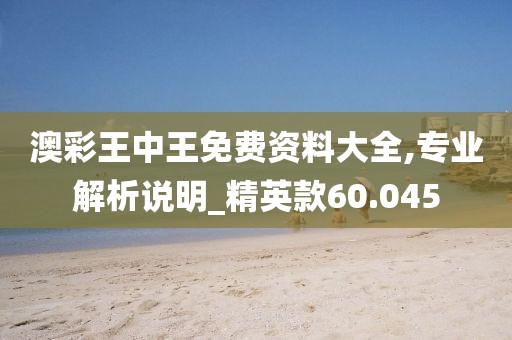 澳彩王中王免费资料大全,专业解析说明_精英款60.045