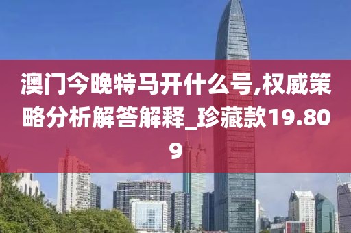 澳门今晚特马开什么号,权威策略分析解答解释_珍藏款19.809