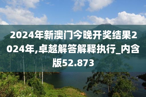 2024年新澳门今晚开奖结果2024年,卓越解答解释执行_内含版52.873