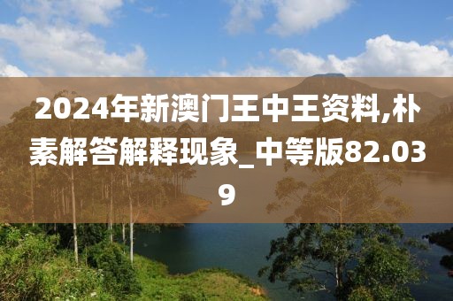 2024年新澳门王中王资料,朴素解答解释现象_中等版82.039