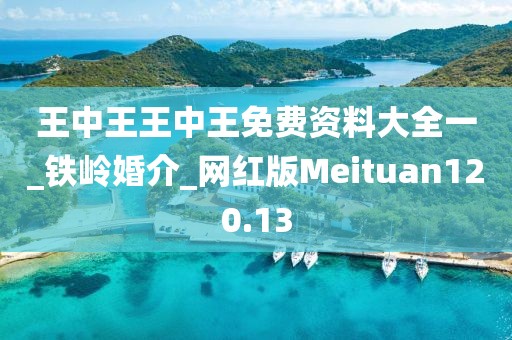 王中王王中王免费资料大全一_铁岭婚介_网红版Meituan120.13