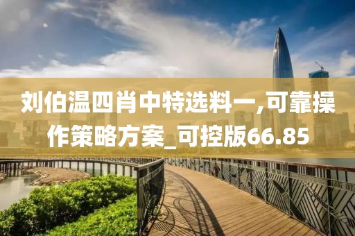 刘伯温四肖中特选料一,可靠操作策略方案_可控版66.85