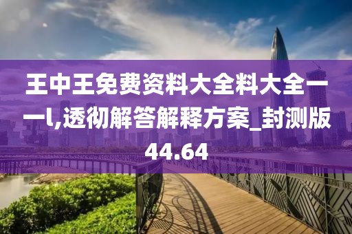 王中王免费资料大全料大全一一l,透彻解答解释方案_封测版44.64