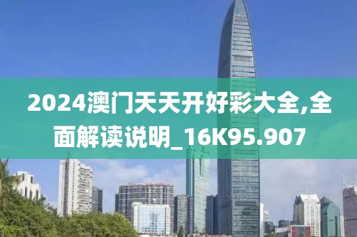 2024澳门天天开好彩大全,全面解读说明_16K95.907