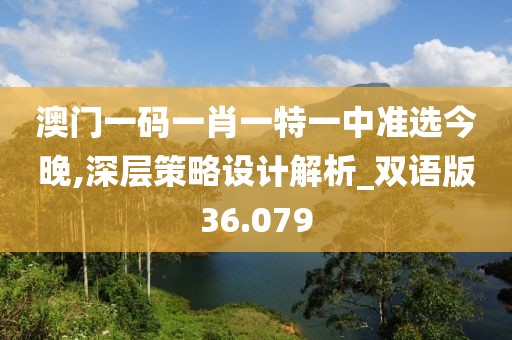 澳门一码一肖一特一中准选今晚,深层策略设计解析_双语版36.079
