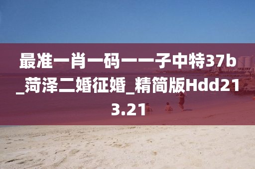 最准一肖一码一一子中特37b_菏泽二婚征婚_精简版Hdd213.21