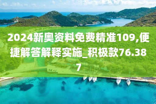 2024新奥资料免费精准109,便捷解答解释实施_积极款76.387