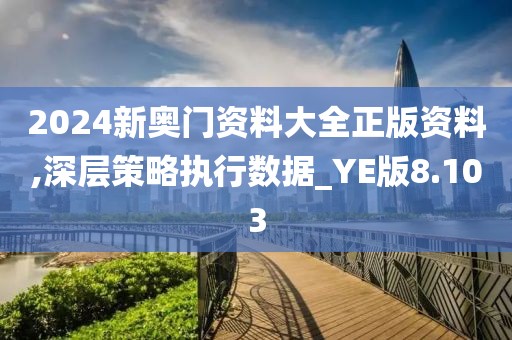 2024新奥门资料大全正版资料,深层策略执行数据_YE版8.103