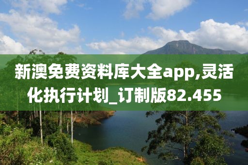 新澳免费资料库大全app,灵活化执行计划_订制版82.455