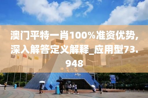 澳门平特一肖100%准资优势,深入解答定义解释_应用型73.948