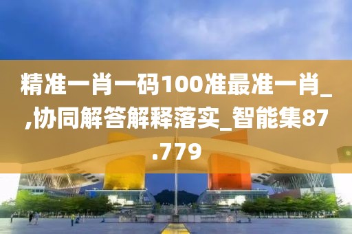 精准一肖一码100准最准一肖_,协同解答解释落实_智能集87.779