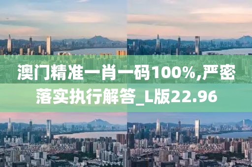 澳门精准一肖一码100%,严密落实执行解答_L版22.96
