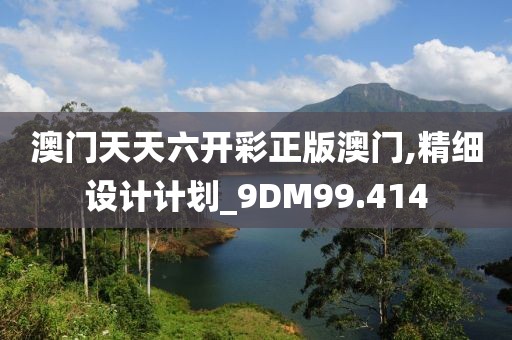 澳门天天六开彩正版澳门,精细设计计划_9DM99.414