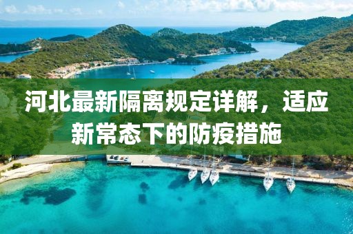 河北最新隔离规定详解，适应新常态下的防疫措施