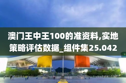 澳门王中王100的准资料,实地策略评估数据_组件集25.042