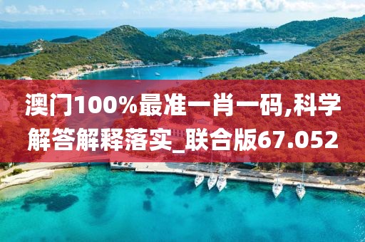 澳门100%最准一肖一码,科学解答解释落实_联合版67.052