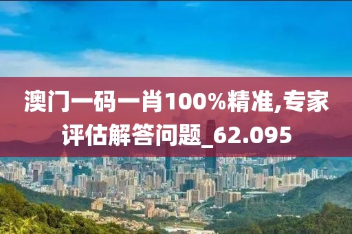 澳门一码一肖100%精准,专家评估解答问题_62.095