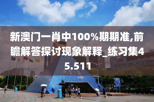 新澳门一肖中100%期期准,前瞻解答探讨现象解释_练习集45.511