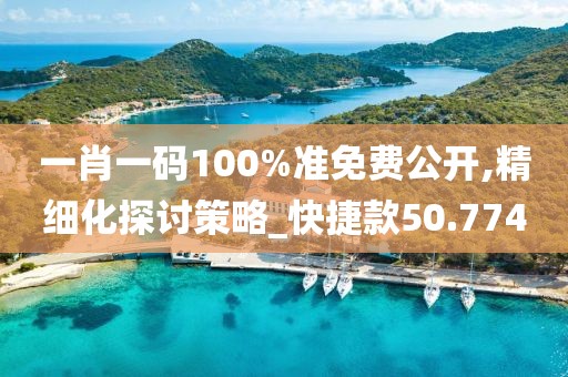 一肖一码100%准免费公开,精细化探讨策略_快捷款50.774